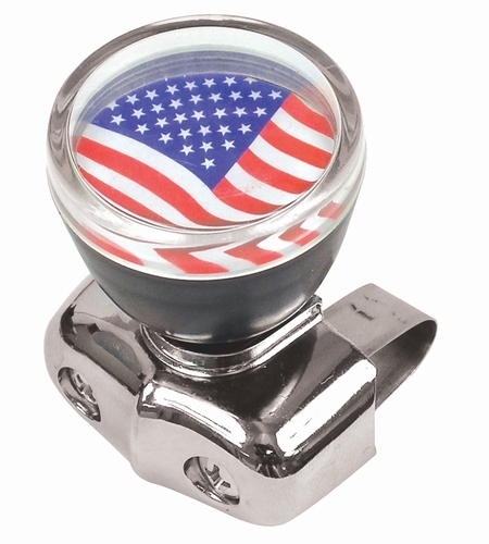 USA American Flag Steering Wheel Spinner Suicide Knob Handle for Car/Truck