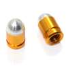 Presta Valve Caps - Gold Bullet - Pack of 2