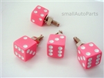 Pink Dice License Plate Frame Fasteners Bolts