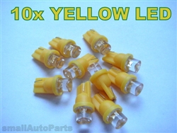 Yellow T10 LED Light Bulbs