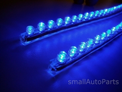 Blue 24CM 9.5" PVC LED Light Strips