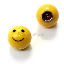 Smiley Face Ball Tire Valve Stem Caps