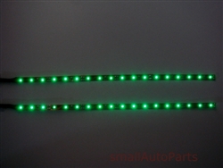 Green 12" SMD LED Light Strips