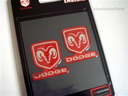 Dodge Domed Emblem Stickers