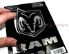 Dodge Ram Chrome Vinyl Sticker Decal