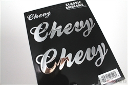 Chevrolet Chrome Vinyl Stickers