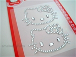 Hello Kitty Rhinestones Decal Sticker
