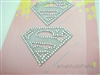 Super Girl Rhinestones Decal Sticker