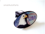 USA American Eagle Flag Tow Hitch Cover