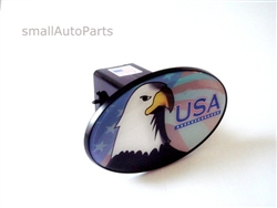USA American Eagle Flag Tow Hitch Cover