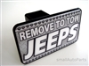 Remove To Tow Jeeps Tow Hitch Cover