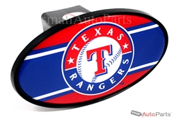 Texas Rangers MLB Tow Hitch Cover