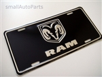 Dodge Ram Aluminum License Plate
