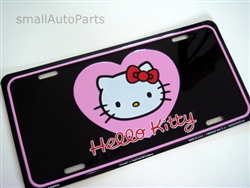 Hello Kitty Aluminum License Plate