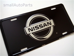 Nissan Aluminum License Plate