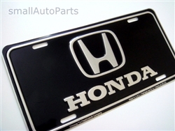 Honda Aluminum License Plate