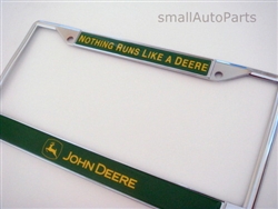 John Deere Chrome License Plate Frame