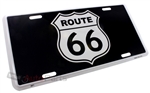 Route 66 Aluminum License Plate