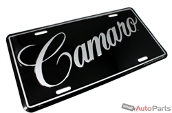 Chevy Camaro Aluminum License Plate