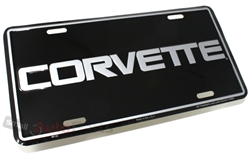Chevy Corvette Aluminum License Plate