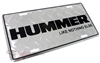 Hummer Like Nothing Else Aluminum License Plate