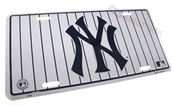 New York Yankees Aluminum License Plate Tag