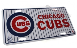 Chicago Cubs MLB Aluminum License Plate Tag