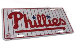 Philadelphia Phillies MLB Aluminum License Plate Tag