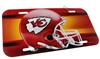 Kansas City Chiefs NFL Plastic License Plate Tag