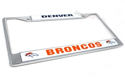 Denver Broncos NFL License Plate Frame