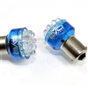 2 x Blue 1156 LED Bulbs