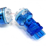 2 x Blue 3157 LED Bulbs