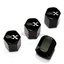 Buick GNX Logo Black ABS Tire Valve Stem Caps