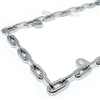 Chain Links Chrome Metal License Plate Frame