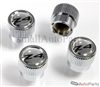 BMW Z4 Mirror Logo Chrome ABS Tire Stem Valve Caps