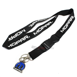 Mopar Logo Lanyard and Key Chain