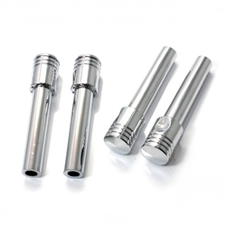 Chrome Piston Style Car Door Lock Knobs