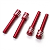 Red Billet Aluminum Car Door Lock Knobs