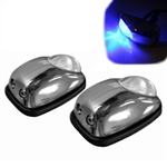 Universal Blue LED Windshield Washer Eyes