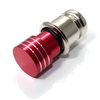 Red Machined Aluminum Cigarette Lighter Plug