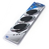 Chrome Round Design Fenders Mesh Stick-On Vents