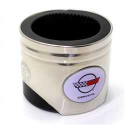 Chevy Corvette C4 Logo Piston Shaped Can Cooler