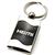 Premium Chrome Spun Wave Black Hemi Genuine Logo Key Chain Fob Ring