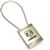 Dodge Hemi Logo Metal Silver Chrome Cable Car Key Chain Ring Fob