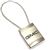 GMC Logo Metal Silver Chrome Cable Car Key Chain Ring Fob