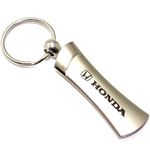 Honda Logo Metal Silver Chrome Blade Car Key Chain Ring Fob