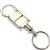 Dodge Stripes Logo Metal Satin Chrome Valet Pull Apart Key Chain Ring Fob