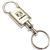 Dodge Hemi Logo Metal Satin Chrome Valet Pull Apart Key Chain Ring Fob