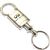 Infiniti Logo Metal Satin Chrome Valet Pull Apart Key Chain Ring Fob