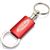Ford Red Logo Metal Aluminum Valet Pull Apart Key Chain Ring Fob